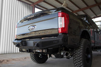 Thumbnail for Addictive Desert Designs 17-18 Ford F-250 HoneyBadger Rear Bumper w/ Backup Sensor Cutouts