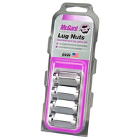 Thumbnail for McGard Hex Lug Nut (Cone Seat) M14X1.5 / 22mm Hex / 1.635in. Length (4-Pack) - Chrome