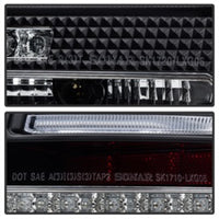 Thumbnail for Spyder 07-11 Lexus GS 350 LED Tail Lights Black ALT-YD-LGS06-LED-BK