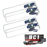 Thumbnail for Oracle Chevrolet Suburban 92-99 Dual Halo Kit - ColorSHIFT w/ BC1 Controller SEE WARRANTY