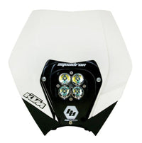 Thumbnail for Baja Designs 08-13 KTM Headlight Kit DC w/ Headlight Shell White Squadron Sport