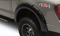 Thumbnail for Lund 21-22 Ford F-150 (Excl. Lightning) RX-Rivet Style Textured Fender Flares - Black (2 Pc. Rear)