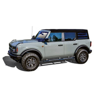 Thumbnail for Westin 21-22 Ford Bronco (4-Door) PRO TRAXX 4 Oval Nerf Step Bars - Textured Black