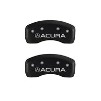 Thumbnail for MGP 4 Caliper Covers Engraved Front & Rear Acura Red finish silver ch