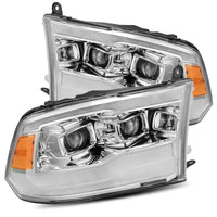 Thumbnail for AlphaRex 09-18 Dodge Ram 1500HD PRO-Series Projector Headlights Plank Style Chrome w/Seq Signal/DRL