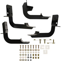 Thumbnail for Westin 2009-2018 Dodge/Ram 1500 Reg Cab Premier Oval Nerf Step Bar Mount Kit - Black