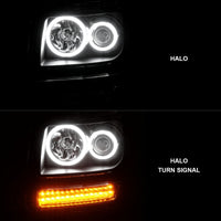 Thumbnail for ANZO 2007-2012 Dodge Nitro Projector Headlights w/ Halo Black (CCFL) G2