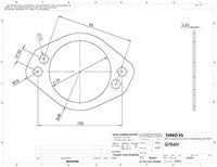 Thumbnail for Turbo XS 4 Hole 3in Gasket 105mm Center-to-Center (Fits WS-MP-V2 / WS02-RMA / WS02-RMA-TI)