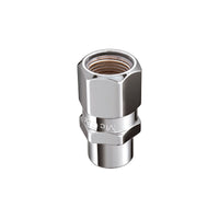 Thumbnail for McGard Hex Lug Nut (Drag Racing Short Shank) M12X1.5 / 13/16 Hex / 1.6in. Length (4-Pack) - Chrome