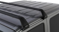 Thumbnail for Rhino-Rack 07-22 Jeep Wrangler JK/JL 2 Door Hard Top Vortex SG 2 Bar Roof Rack - Black