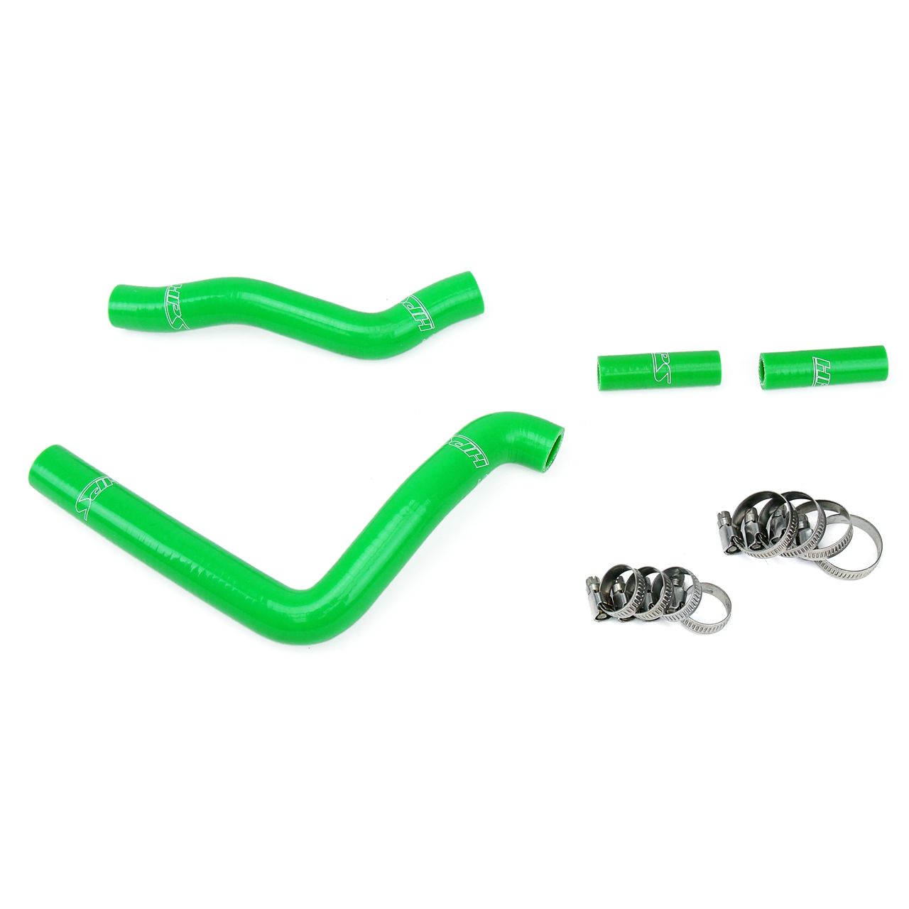 HPS Green Reinforced Silicone Radiator Hose Kit for Kawasaki 05-08 KX250