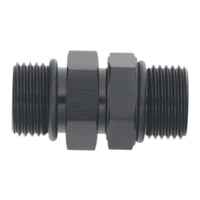 Thumbnail for DeatschWerks 8AN ORB Male to 8AN ORB Male Swivel Adapter - Anodized Matte Black