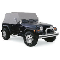 Thumbnail for Rampage 1992-1995 Jeep Wrangler(YJ) Cab Cover With Door Flaps - Grey