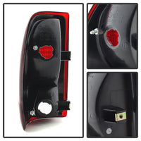 Thumbnail for Xtune Dodge Dakota 1997-2004 OEM Style Tail Lights -Red Smoked ALT-JH-DDAK97-OE-RSM