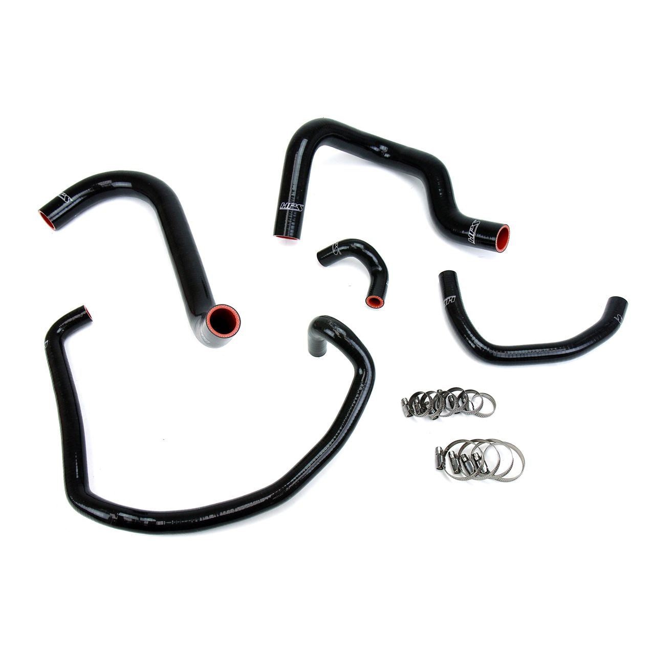 HPS Black Reinforced Silicone Radiator + Heater Hose Kit for Toyota 95-04 Tacoma 2.4L 4Cyl