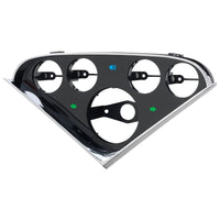 Thumbnail for Autometer 55-59 Chevy Trucks 5-Gauge Dash Panel (Fits one 3-3/8in Tach/Speedo four 2-1/16in Gauges)