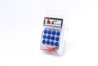 Thumbnail for Wheel Mate Monster Lug Caps M14x1.50 Set of 20 - Blue - Plastic