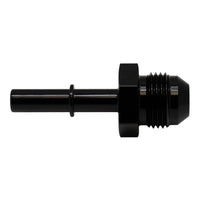 Thumbnail for DeatschWerks 8AN Male Flare to 5/16in Male EFI Quick Connect Adapter - Anodized Matte Black