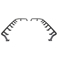 Thumbnail for Go Rhino SRM300 Tri-Rail Kit (For 80x40in. Rack) - Tex. Blk (Rails ONLY - Req. Platform)