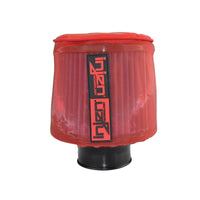 Thumbnail for Injen Red Water Repellant Pre-Filter fits X-1015 X-1018 6.75in Base/5in Tall/5in Top