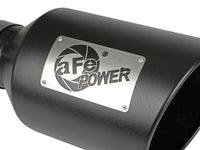 Thumbnail for aFe Power MACH Force-Xp 409 Stainless Steel Clamp-on Exhaust Tip Black
