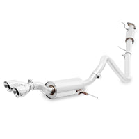 Thumbnail for Mishimoto 14-16 Ford Fiesta ST 1.6L 2.5in Stainless Steel Resonated Cat-Back Exhaust w/ Polish Tips