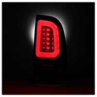 Thumbnail for Spyder 97-03 Ford F150 Stylsd. F250 V3 Light Bar LED Tail Lights - Red/Clr ALT-YD-FF15097V3-LBLED-RC