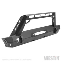 Thumbnail for Westin 18-19 Jeep Wrangler JL Stubby Front Bumper - Textured Black