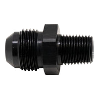 Thumbnail for DeatschWerks 8AN Male Flare to 1/4in Male NPT Adapter - Anodized Matte Black