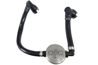 Thumbnail for J&L 2018-2023 Ford Mustang GT Passenger Side Oil Separator 3.0 - Clear Anodized