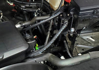 Thumbnail for J&L 20-24 Chevy Silverado/GMC Sierra 2500/3500 6.6L Drivers Side Oil Separator 3.0 - Black Anodi
