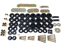 Thumbnail for Energy Suspension 65-67 Chevrolet Biscayne/Bel Air/Caprice/Impala Body Mount Set w/ Hardware - Black