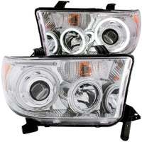 Thumbnail for ANZO 2007-2013 Toyota Tundra Projector Headlights w/ Halo Chrome (CCFL)