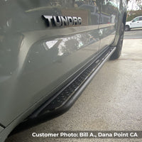 Thumbnail for Go Rhino 2022 Toyota Tundra Crew Max Brackets for Dominator Extreme SideSteps - Tex. Black