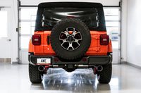 Thumbnail for AWE Tuning 2018+ Jeep Wrangler JL/JLU Tread Edition Axle-Back Dual Exhaust - Chrome Silver Tips