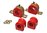 Thumbnail for Energy Suspension 91-93 GM Syclone/Thphoon 4WD Red 32mm Fr Sway Bar Bushing Set