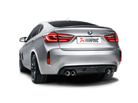 Thumbnail for Akrapovic 15-17 BMW X5M (F85) Rear Carbon Fiber Diffuser - Matte