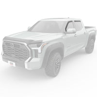 Thumbnail for EGR 2022+ Toyota Tundra In-Channel Window Visors Front/Rear Set Dark Smoke