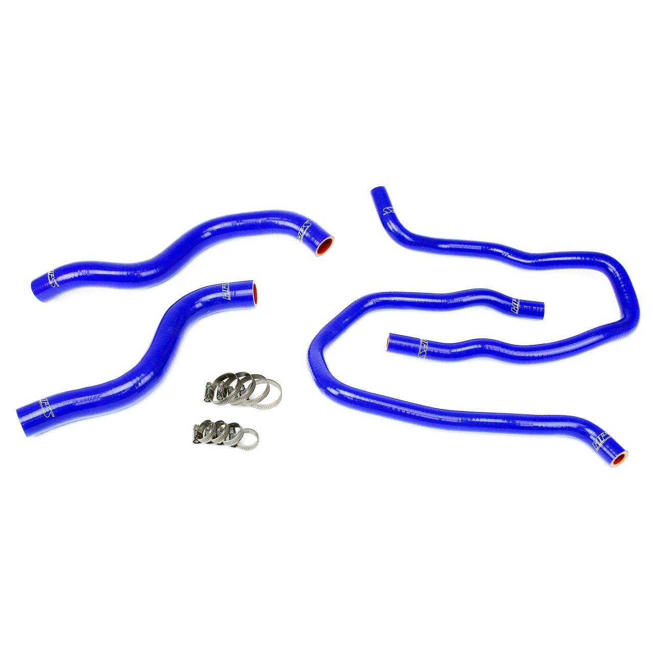 HPS Blue Reinforced Silicone Radiator + Heater Hose Kit for Honda 13-17 Accord 2.4L LHD