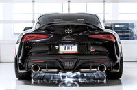Thumbnail for AWE 2020 Toyota Supra A90 Non-Resonated Touring Edition Exhaust - 5in Chrome Silver Tips