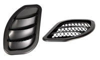 Thumbnail for Daystar 2007-2018 Jeep Wrangler JK Hood Side Vent Kit Right and Left Black Pair