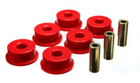 Thumbnail for Energy Suspension 10 Chevy Camaro Red Rear Differential Carrier Bushing Set