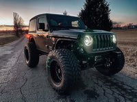 Thumbnail for Oracle Oculus Bi-LED Projector Headlights for Jeep JL/Gladiator JT - Matte Blk - 5500K SEE WARRANTY