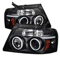 Thumbnail for Spyder Ford F150 04-08 Projector Headlights Version 2 CCFL Halo LED Blk PRO-YD-FF15004-CCFL-G2-BK