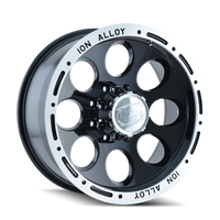 Thumbnail for ION Type 174 16x10 / 8x170 BP / -38mm Offset / 130.8mm Hub Black/Machined Wheel