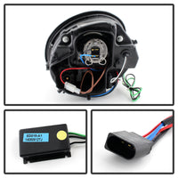 Thumbnail for Spyder Volkswagen Beetle 1998-2005 Projector Headlights DRL Chrome PRO-YD-VB98-DRL-C