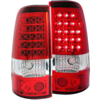 Thumbnail for ANZO 2003-2006 Chevrolet Silverado 1500 LED Taillights Red/Clear