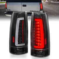 Thumbnail for ANZO 1999-2000 Cadillac Escalade LED Taillights Black Housing Clear Lens Pair