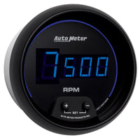 Thumbnail for Autometer Cobalt Digital 85.7mm Black In-Dash Tachometer