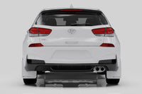 Thumbnail for Rally Armor 19-21 Hyundai Elantra GT N Line/i30 Red UR Mud Flap w/Black Logo